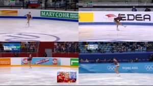 Анна Щербакова. Произвольная программа сезона 2021-22 "Мастер и Маргарита". Четыре проката.