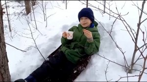 Поездка в лес Печь из 5 литрового газового баллона