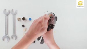 Сборка соединителя HARTING Han® M23 Power Hood