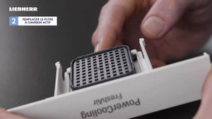 Comment remplacer le filtre à charbon FreshAir d'un réfrigérateur Liebherr ?