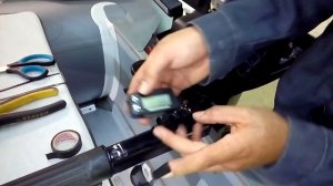 Установка тахометра на лодочный мотор Тохатсу 9.8