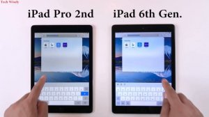 iPad 6th Gen VS  iPad Pro 2nd Gen SPEED TEST