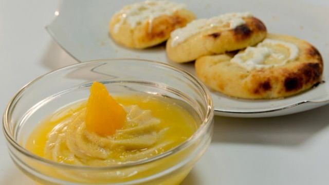 Апельсиновый мусс с манной крупой