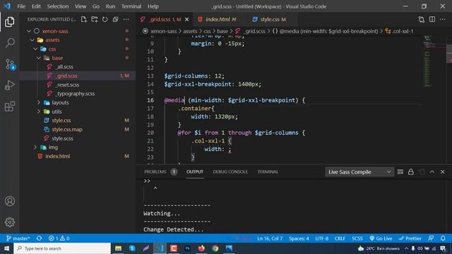 Grid System - Part 2 | Create a responsive website with SASS & Flexbox | Part 4 смотреть онлайн