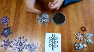 Мастер-класс "Новогодняя игрушка из бисера"