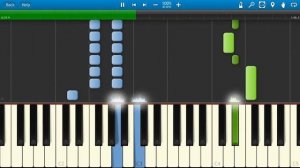 Чайковский - Лебединое Озеро [Tchaikovsky - Swan Lake] (на пианино Synthesia)
