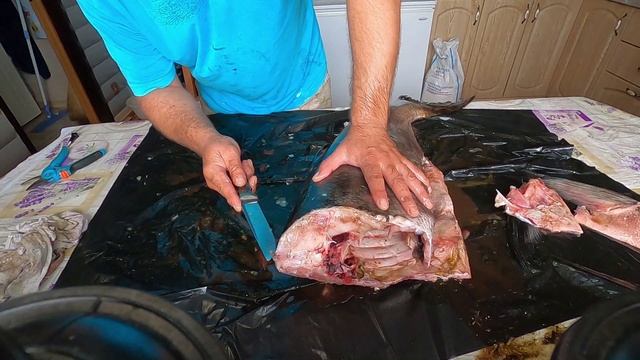Разделка большой Рыбы
