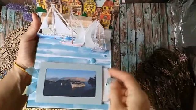 Миниальбом с элементами pop up "Портал в Прованс" Дизайнерский проект "Мой дом там, где моя шляпа" смотреть онлайн