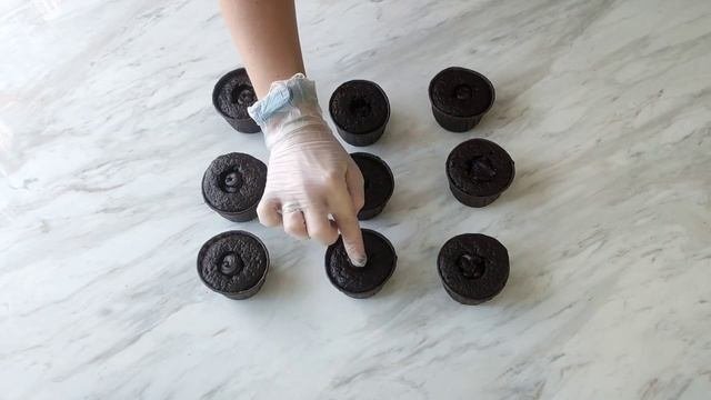 Шоколадные капкейки.