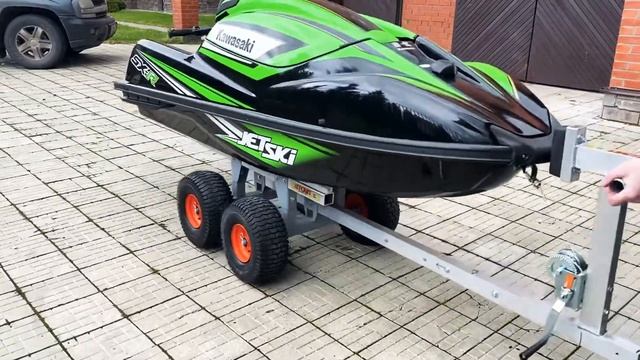 Пляжная тележка JetCart 4-wheels смотреть онлайн