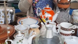 19.05.2023 г цена на посуду СССР рынок Юность Киев 1 часть.