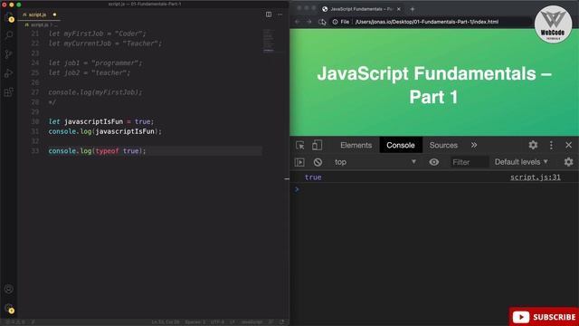 The Complete JavaScript Course 2023: From Zero to Expert! | JavaScript Fundamentals Part 1 #1
