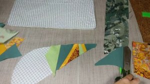 Осенний пэчворк.Кухонный набор "Краски осени". (2021г)