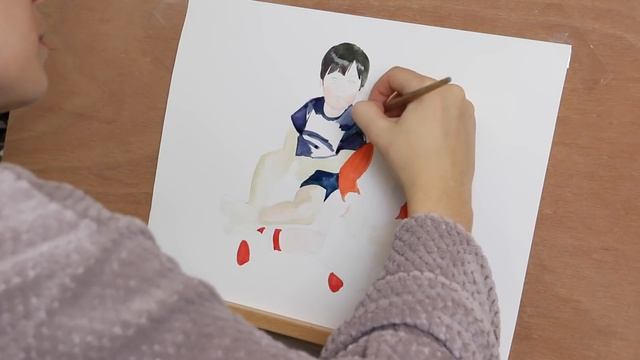ПОРТРЕТ АКВАРЕЛЬЮ / КАК писать АКВАРЕЛЬЮ