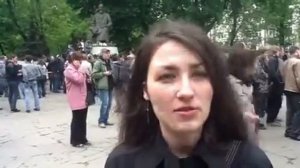 Ксения из Красноярска Чистые Пруды #ОккупайАбай 14.05