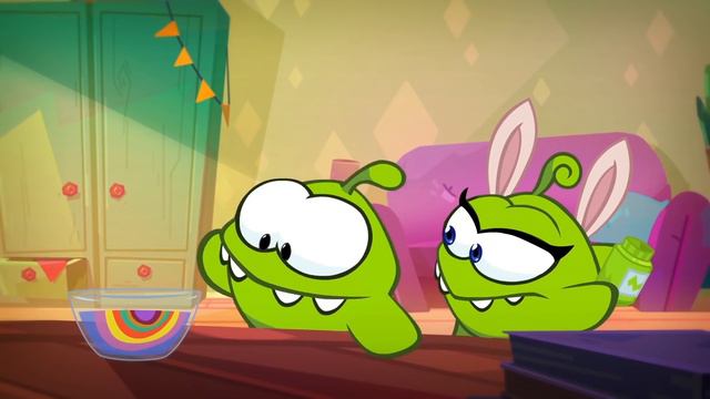 Learning colors with Om Nom - Coloring Book