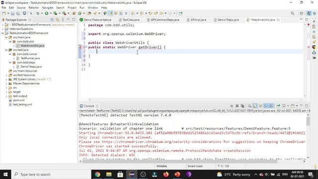 Develop BDD Automation Framework from Scratch | Selenium Java | FrameWork Utilities #BDDFramework