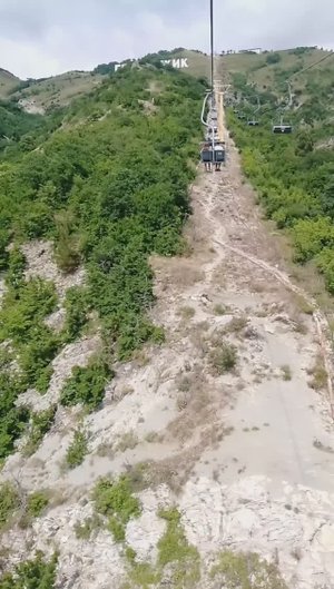 Очень страшно красивые виды в Геленджике!!!! Канатная дорога на гору к парку развлечений "Олимп".mp4