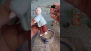 Делаем головной убор для ватной игрушки!
