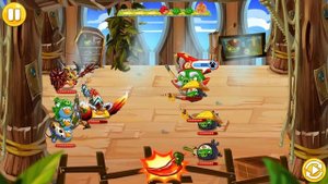 Тень МЕХАНИЧЕСКОГО ТИТАНА в Angry Birds Epic #159 Подземелье Остров вулканов. Ниндзя на крутилкины