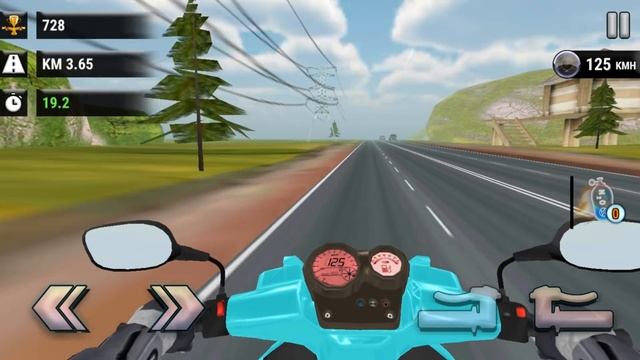 Highway Traffic Rider - 3D Bike Racing - Gameplay Android game - motorcycle racing game
