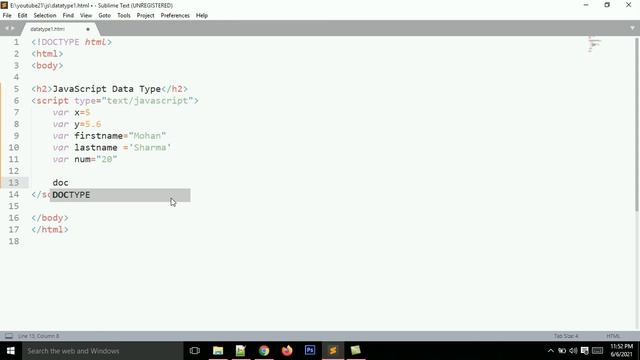 #11 JavaScript Data Types