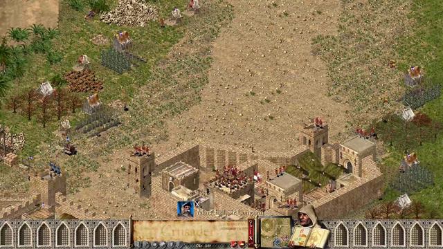 Stronghold Crusader HD - KI Kämpfe mit Patch - Team Abt vs Team Marschall und der Sultan смотреть онлайн