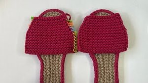 Домашние вязаные тапочки_4 урок. Эластичный верх для тапочек из трикотажной пряжи спицами