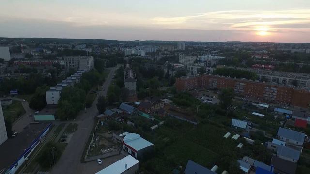 Город Бугульма с высоты птичьего полета - август 2016 г смотреть онлайн