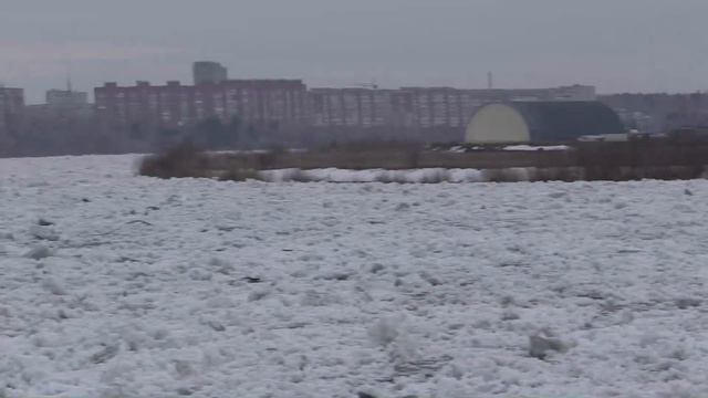 Сибирские просторы. Северск. Река пошла!!!