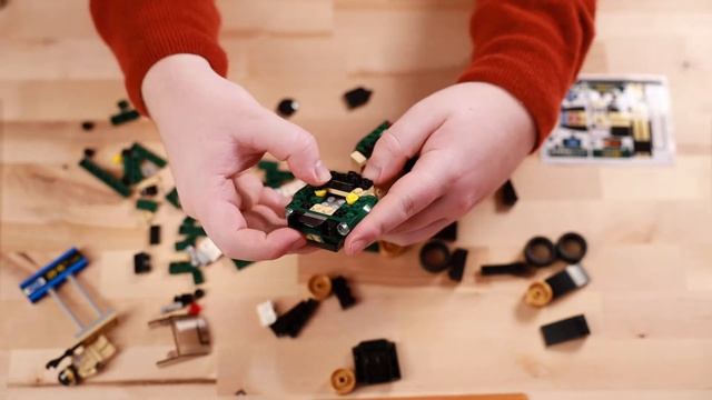 Legos 1968 Ford Mustang Fastback - Speed Champions 75884 - Unboxing Assembling and Review