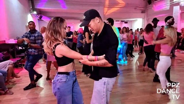 Nam Ostyle & Anna Khomyn | SP Polanco - Preguntando | Bachata Social Paris смотреть онлайн