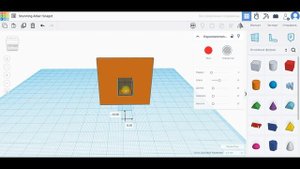 Урок как делать окно-отверстие в программе tinkercad