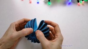 Новогодние Игрушки из фома | Ёлочная игрушка "ШАР" своими руками