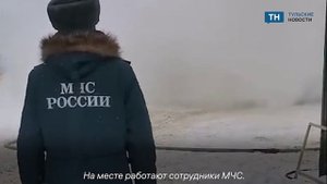 В Туле на автозаправке загорелась машина