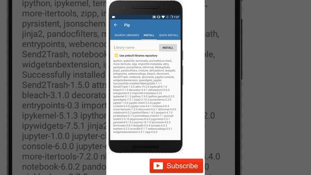 Install Jupyter Notebook on android || pydroid 3 || python for android