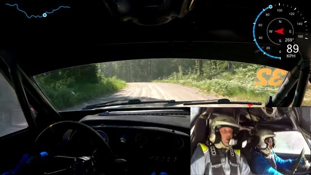 Ралли "Белые Ночи 2021" СУ-1 "Лавиярви" Квасников/Баландин смотреть онлайн