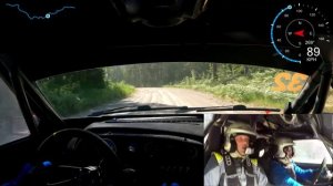 Ралли "Белые Ночи 2021" СУ-1 "Лавиярви" Квасников/Баландин