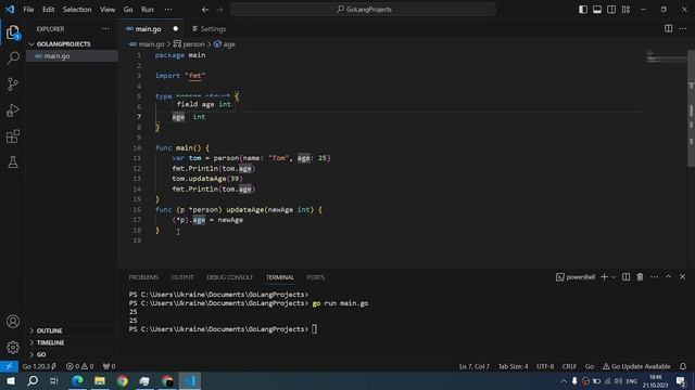 GoLang курс. Урок №21 Методи показників смотреть онлайн