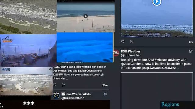 News Weather Storm Warnings Watches Beach Cam Tropical Storm Michael Hurricane Florida смотреть онлайн