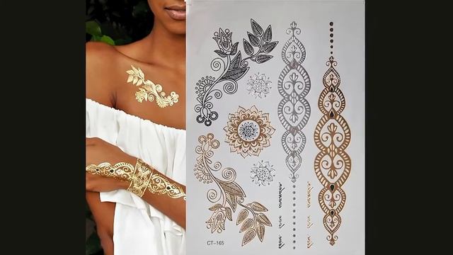 Золотые Татуировки Купить Алиэкспресс смотреть онлайн