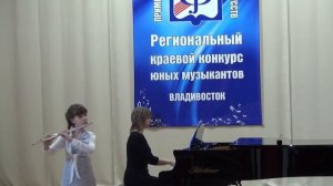 М.Глинка "Кадрили", флейта Мария Корякина 10 лет