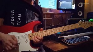 Соло на гитаре Fender Stratocaster Solo David Gilmour "The..." AMT+ Slate Digital