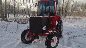 Очередная поездка в лес за дровами на Т-25.