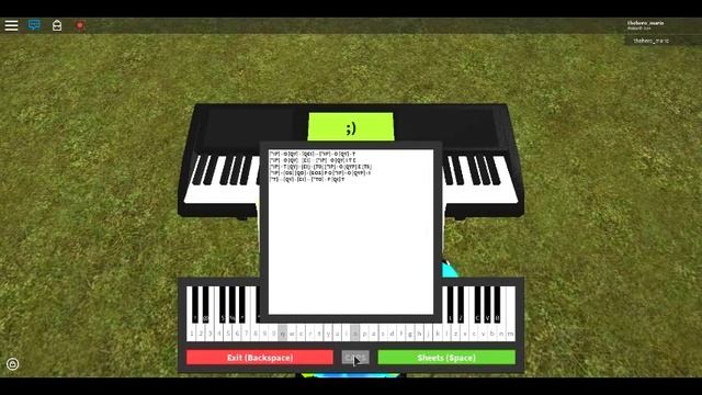 Minecraft Song Piano (Roblox) смотреть онлайн