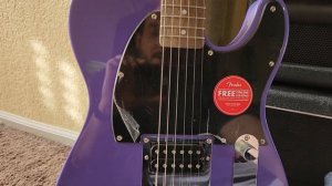 Squier Sonic Esquire - Unboxing and Mod