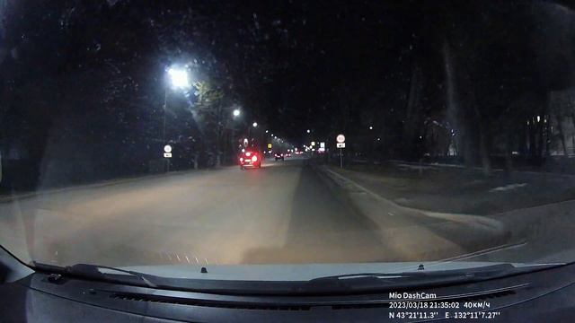 Видеорегистратор MiVue C433 пример работы в ночное время смотреть онлайн