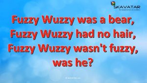 Tongue Twister: Fuzzy Wuzzy was a bear | 92% FAIL Trying