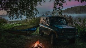 Один с УАЗом | Попал в сильнейший ливень | Ночую в гамаке | Ловля раков | Лесная кухня