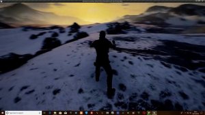 UNREAL ENGINE 4 Just downloaded Brushify Arctic Map and added Twinblast Character